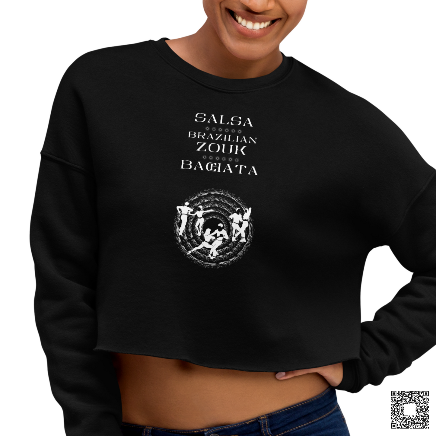 Salsa Zouk Bachata Dancer S0202 white PNG print file for Gifts, Apparel